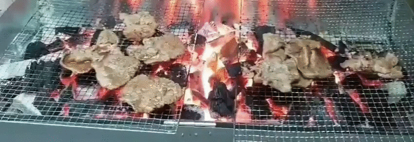 고기 굽는 이미지